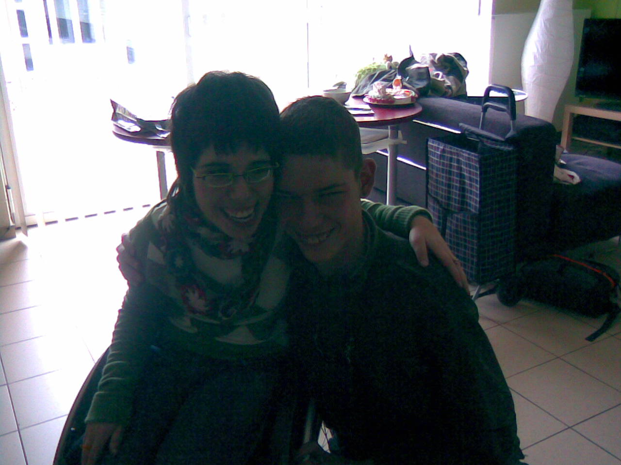 Dit ben ik samen met mijn vriendin.